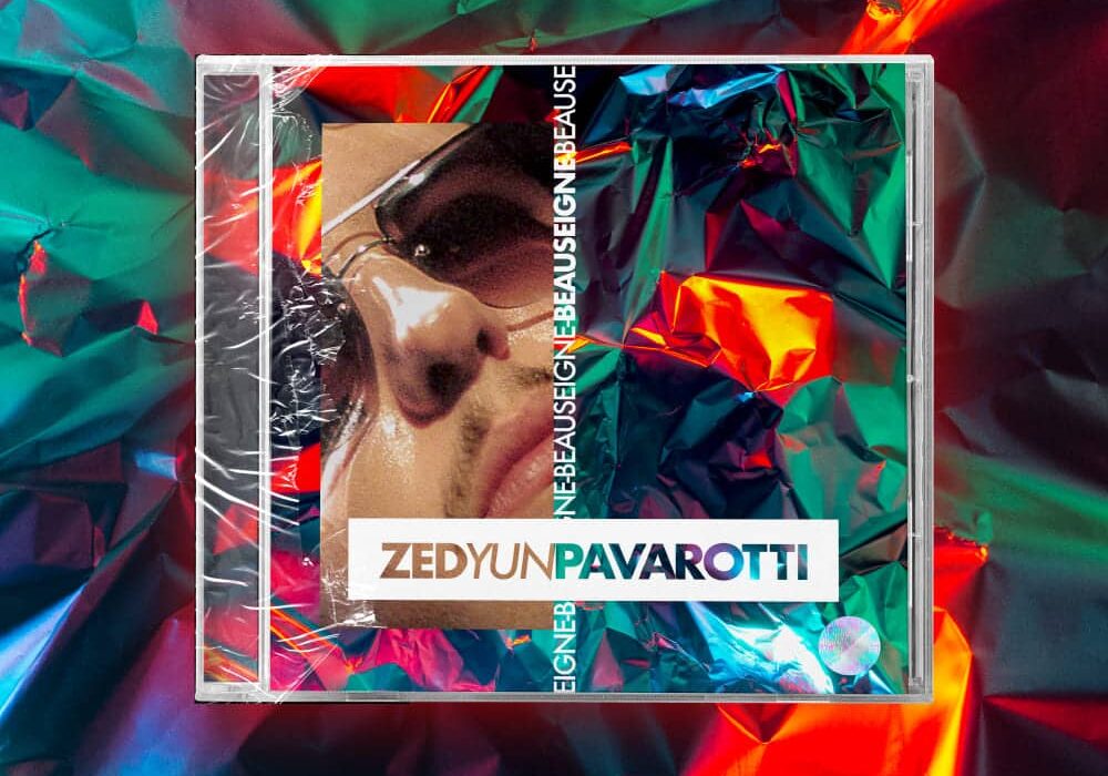 Design revisiter de l'album Beauseigne du rappeur Zed Yun Pavarotti. Designer graphique.