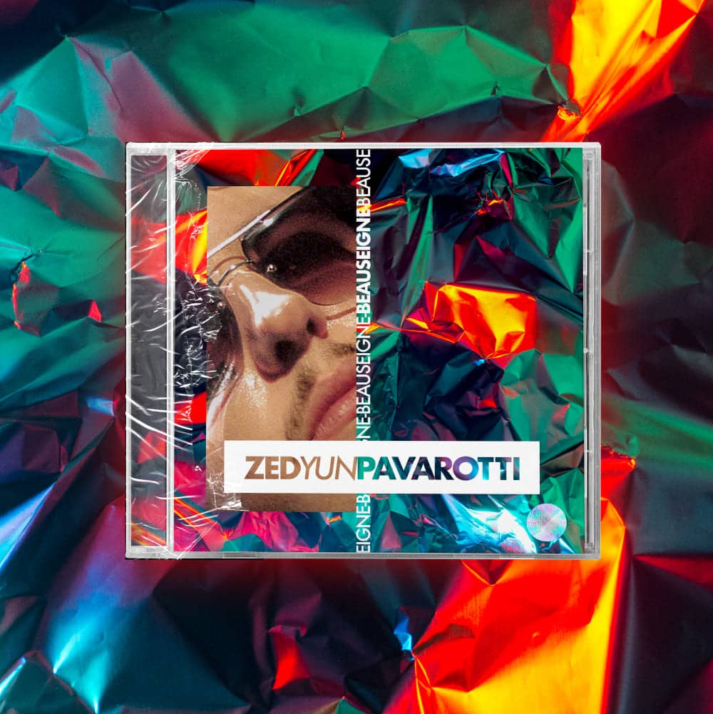 Design revisiter de l'album Beauseigne du rappeur Zed Yun Pavarotti. Designer graphique.